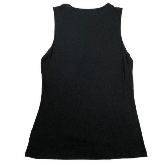 Dress Barn Collections Black Sleeveless Embellished Tank Top - Medium Very Soft - Picture 2 of 12